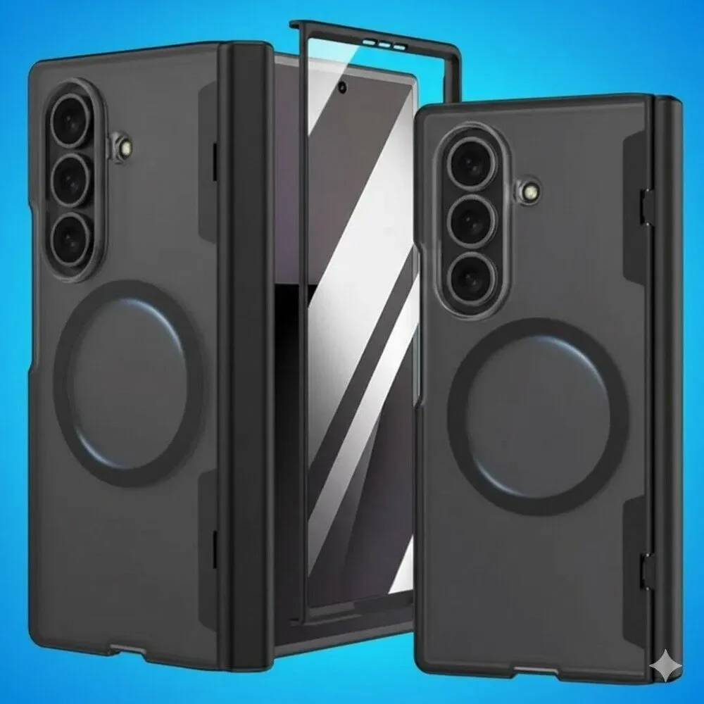 AXS Essential Bundle Galaxy Z Fold 7 Case w/ Screen & Hinge Protection –